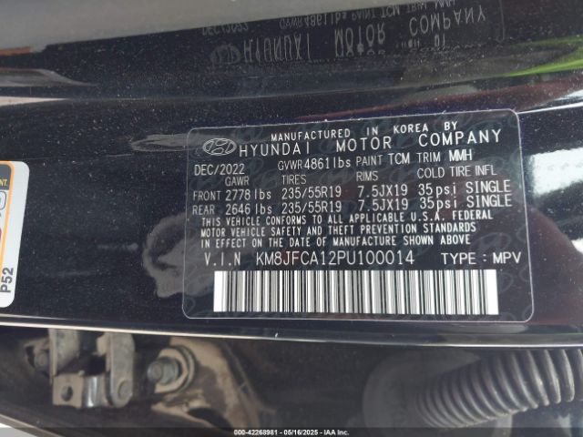 2023 HYUNDAI TUCSON HYBRID KM8JFCA12PU100014 Photo 8