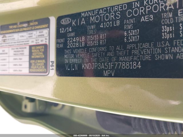 KNDJP3A51F7788184 KIA SOUL +