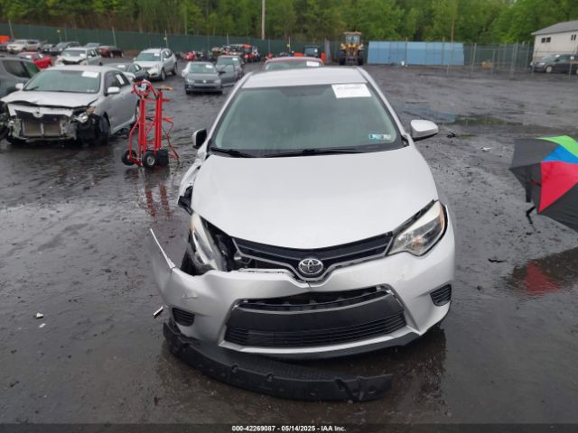 2T1BURHE4GC628967 Toyota COROLLA LE
