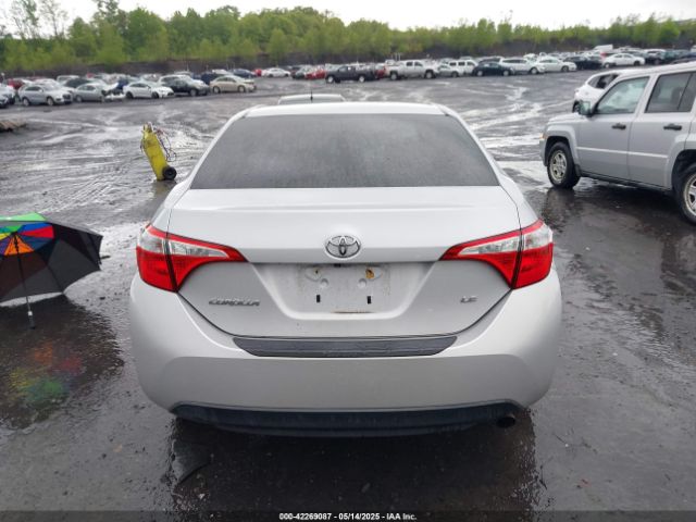 2T1BURHE4GC628967 Toyota COROLLA LE