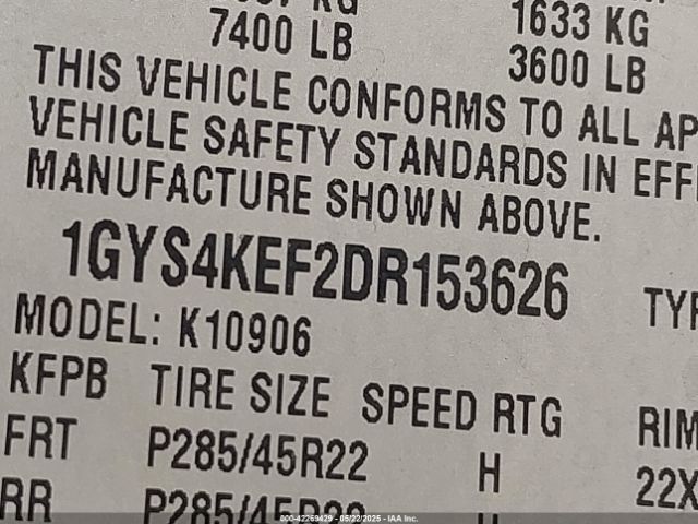 2013 CADILLAC ESCALADE ESV 1GYS4KEF2DR153626 Photo 8