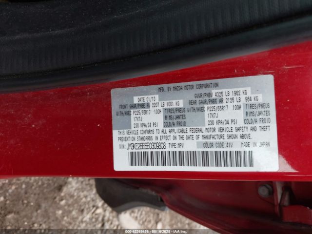 JM3KE2BE6E0309808 Mazda CX-5 SPORT