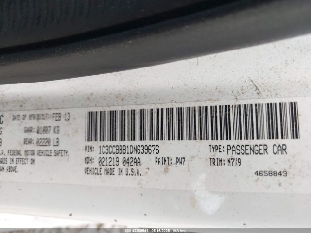 2013 CHRYSLER 200 1C3CCBBB1DN639676 Photo 8