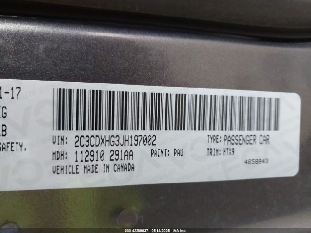 2018 DODGE CHARGER 2C3CDXHG3JH197002 Photo 8