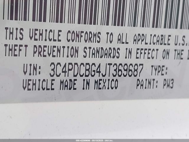 2018 DODGE JOURNEY 3C4PDCBG4JT369687 Photo 8