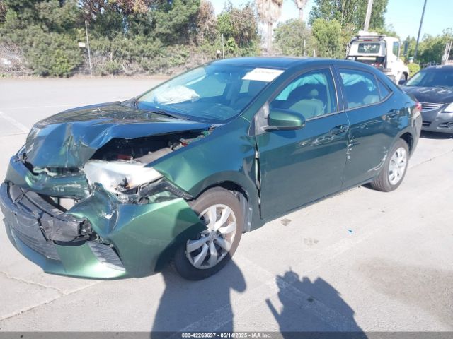 2T1BURHE1EC139360 Toyota COROLLA LE