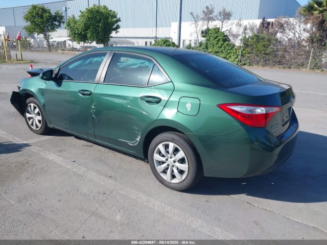 2T1BURHE1EC139360 Toyota COROLLA LE