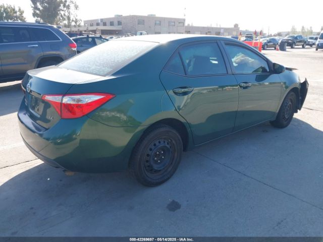 2T1BURHE1EC139360 Toyota COROLLA LE