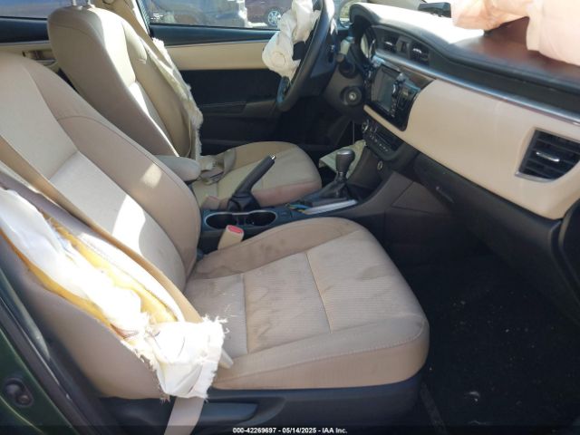 2T1BURHE1EC139360 Toyota COROLLA LE