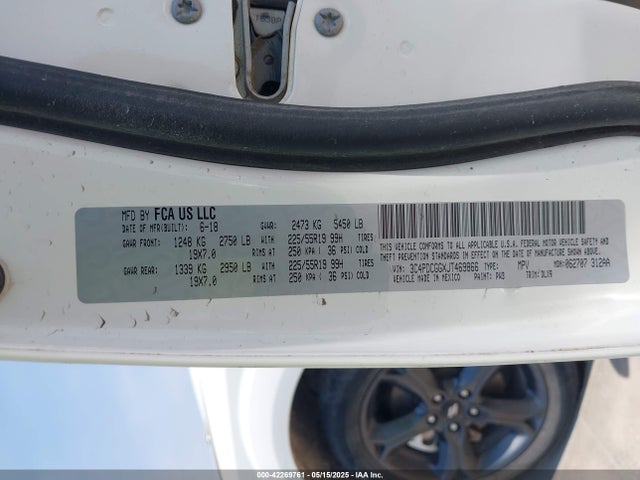 3C4PDCGGXJT469866 Dodge Journey