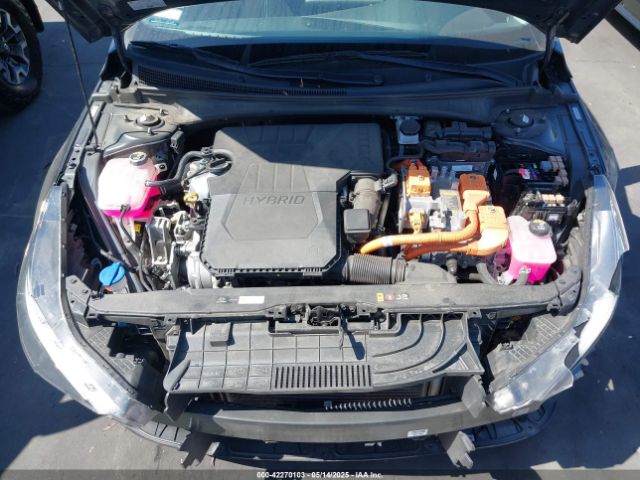 KMHLM4AJ2PU044547 Hyundai Elantra Hybrid Blue