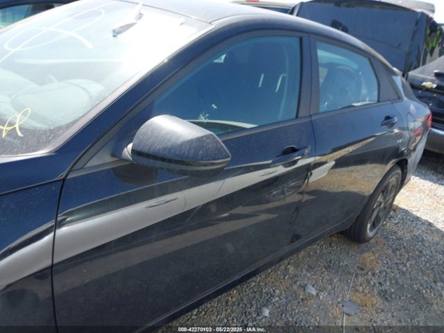 KMHLM4AJ2PU044547 Hyundai Elantra Hybrid Blue