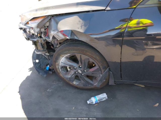 KMHLM4AJ2PU044547 Hyundai Elantra Hybrid Blue