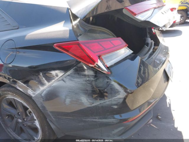 KMHLM4AJ2PU044547 Hyundai Elantra Hybrid Blue