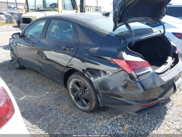 KMHLM4AJ2PU044547 Hyundai Elantra Hybrid Blue