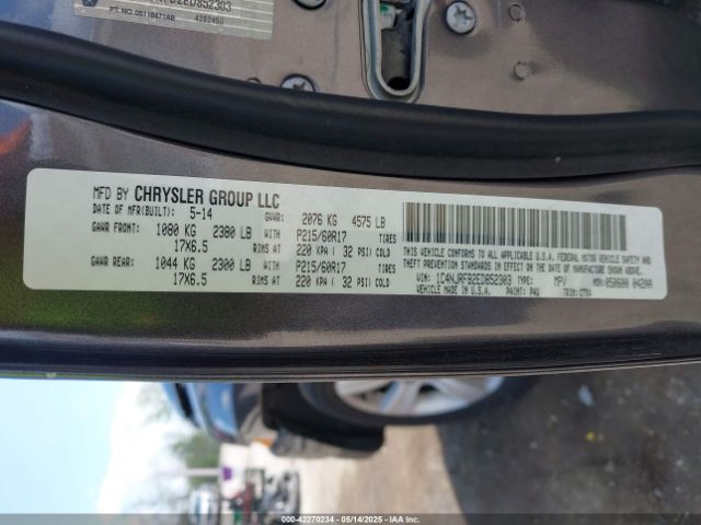 1C4NJRFB2ED852303 Jeep Patriot Latitude