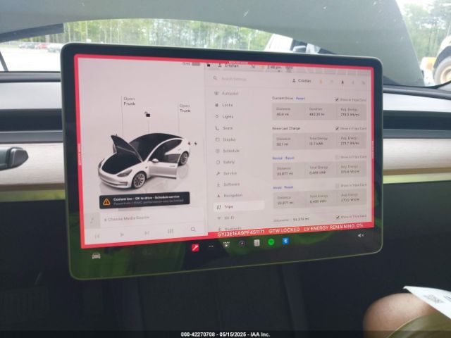 5YJ3E1EA9PF451171 Tesla Model 3 Rear-wheel Drive