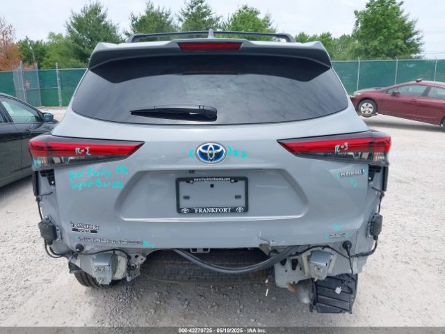 5TDABRCH4PS563855 Toyota Highlander Hybrid Xle Bronze