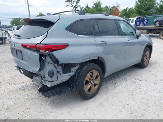 5TDABRCH4PS563855 Toyota Highlander Hybrid Xle Bronze