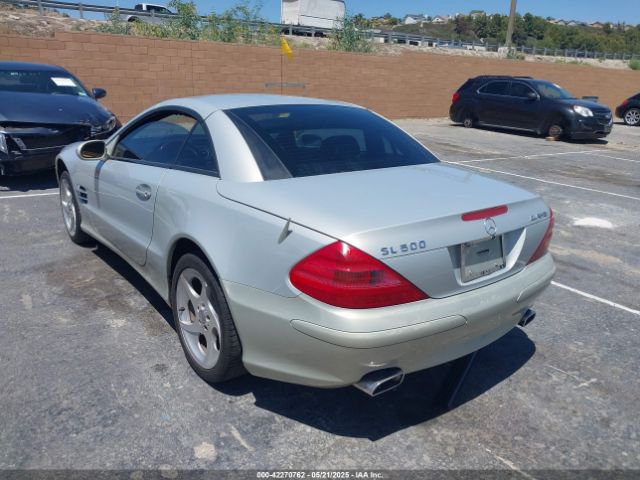 2003 MERCEDES-BENZ SL 500 WDBSK75F43F010443 Photo 2