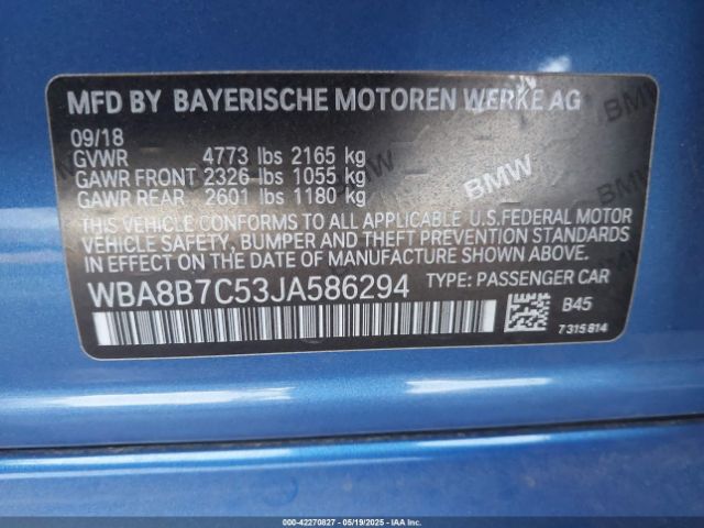 2018 BMW 340I WBA8B7C53JA586294 Photo 8