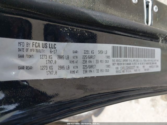1C4PJLCB2HD222277 Jeep Cherokee Latitude Fwd
