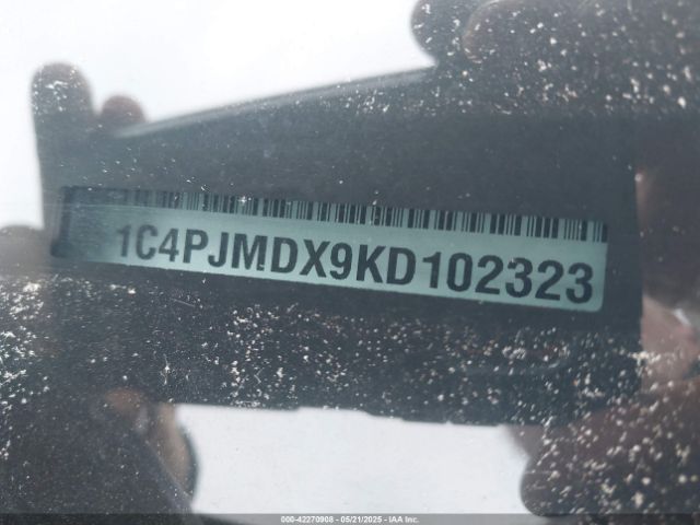 1C4PJMDX9KD102323 Jeep Cherokee Limited 4x4