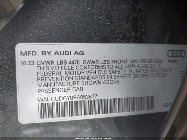 2024 AUDI A3 WAUGUDGY8RA053877 Photo 8