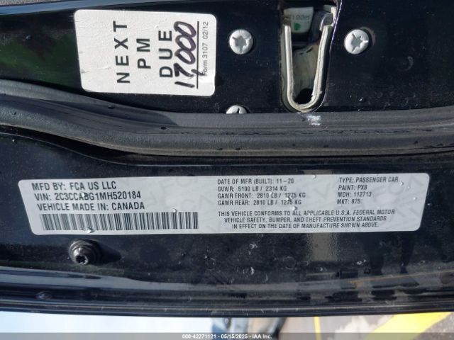 2021 CHRYSLER 300 2C3CCABG1MH520184 Photo 8