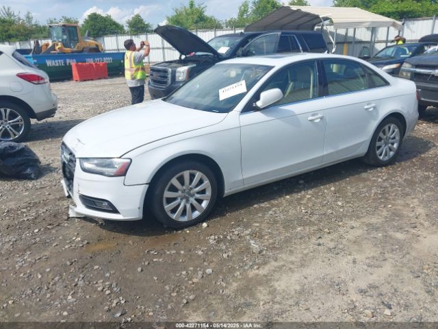 2013 AUDI A4 WAUAFAFL8DN038026 Photo 1