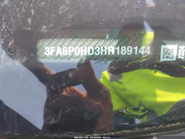 Ford FUSION SE 2017 3FA6P0HD3HR189144 Image 9