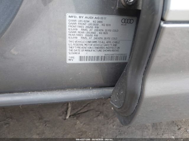 2017 AUDI Q7 WA1LHAF77HD050327 Photo 8