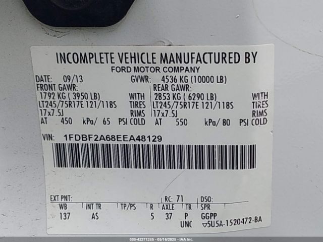 1FDBF2A68EEA48129 Ford F-250 Xl