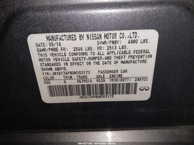 JN1EV7AP8GM303173 Infiniti Q50 3.0t Premium