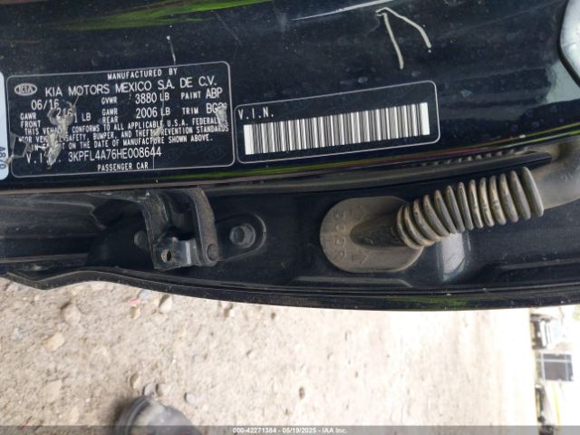 3KPFL4A76HE008644 KIA mpi nu