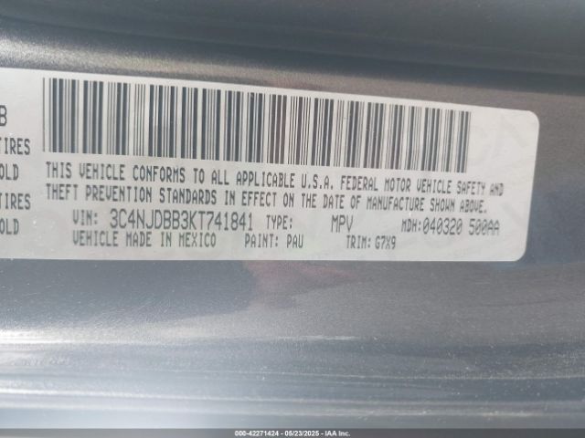 2019 JEEP COMPASS 3C4NJDBB3KT741841 Photo 8
