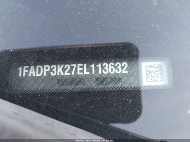 1FADP3K27EL113632 Ford FOCUS SE