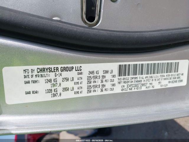 3C4PDCGB2ET290537 Dodge Journey Crossroad