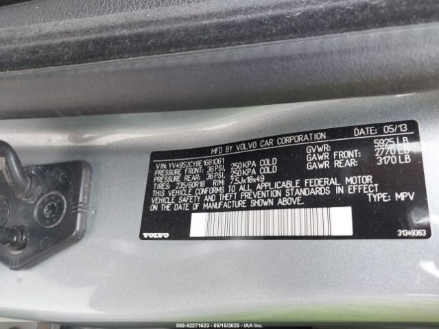 2014 VOLVO XC90 YV4952CY8E1681061 Photo 8