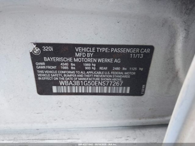 WBA3B1G50ENS77267 BMW 320i
