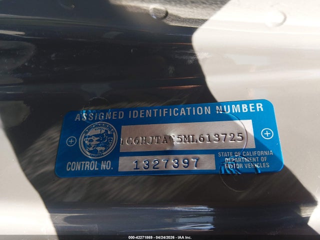 Jeep Gladiator Willys 4x4 2021 1C6HJTAG5ML613725 Image 9