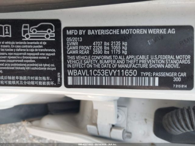 WBAVL1C53EVY11650 BMW X1 Xdrive28i