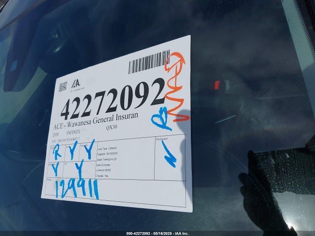 SJKCH5CP2JA004717 Infiniti Qx30 Pure