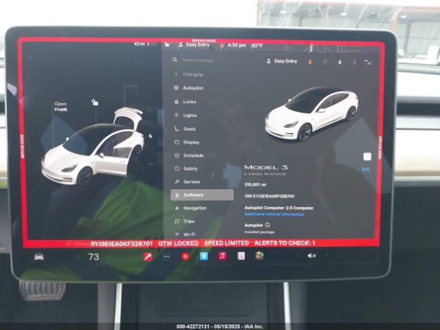 2019 TESLA MODEL 3 5YJ3E1EA0KF326701 Photo 6