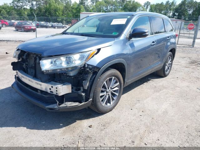 2019 TOYOTA HIGHLANDER 5TDKZRFH1KS290412 Photo 1