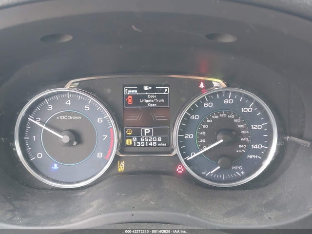 JF2GPANC7G8206996 Subaru naturally aspirated