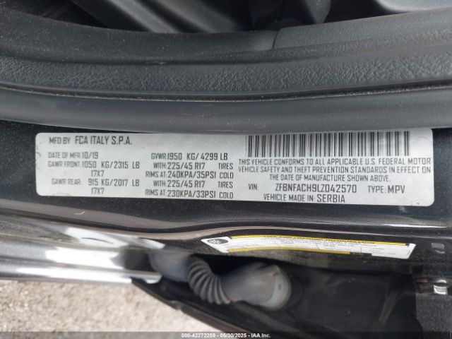 2020 FIAT 500L ZFBNFACH9LZ042570 Photo 8
