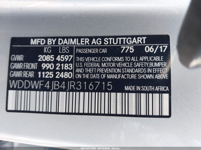 2018 MERCEDES-BENZ C 300 WDDWF4JB4JR316715 Photo 8