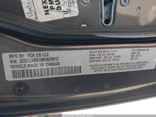 2021 CHRYSLER 300 2C3CCABG1MH629812 Photo 8