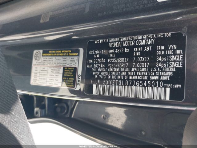 2018 HYUNDAI SANTA FE SPORT 5XYZT3LB7JG545010 Photo 8